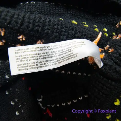 Eloquii crochet knit sweater dress colorful patterned plus size 18/20