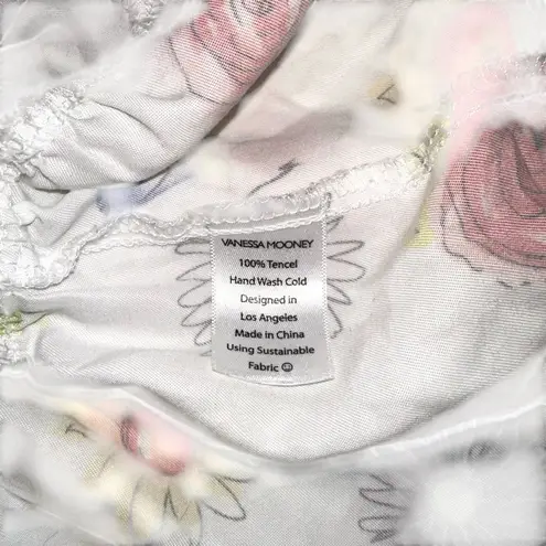 Vanessa Mooney Elisabeth White Floral Romper Dress 1X