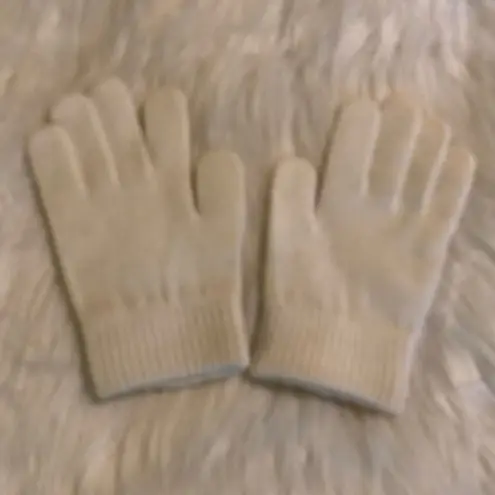 Ladies Short Winter Gloves Acrylic Faux Pearls