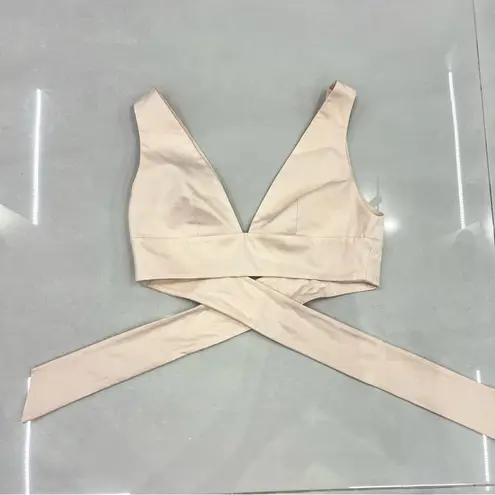Reiss Tammi Crop Top With Bow Detail