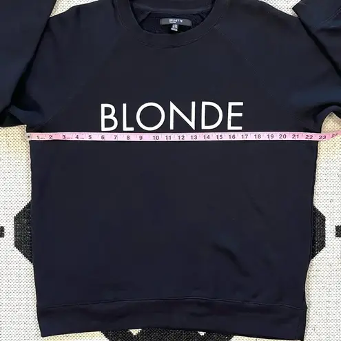 Brunette The Label "BLONDE" Classic Crew
Neck Sweatshirt L/XL