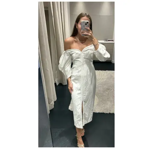 Mara Hoffman NWT Ivory Leonara Dress Size 2