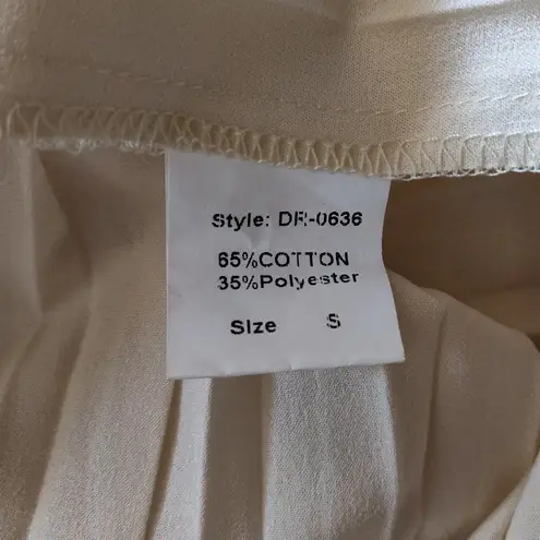 Pink Martini British Empire Dress Chambray/Cream