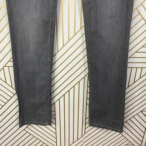 Isabel Marant  Etoile Gray Denim Contrast Stitch Skinny Jeans  Size 0 / US 2