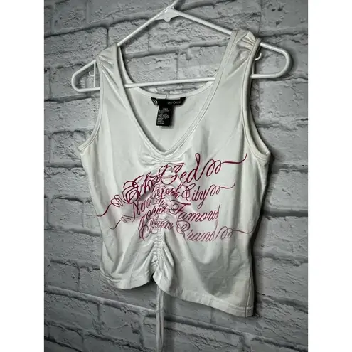 Ecko Red Y2K  crop top size L.