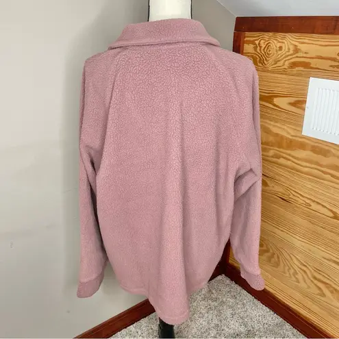 Torrid Sherpa Zip Up Lounge Sweatshirt Jacket in Rose Taupe Plus Size 2X NWT