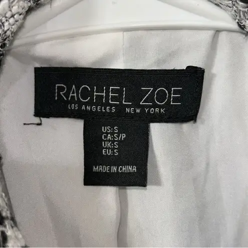 Rachel Zoe  Black and White Tweed Blazer(Size Small)