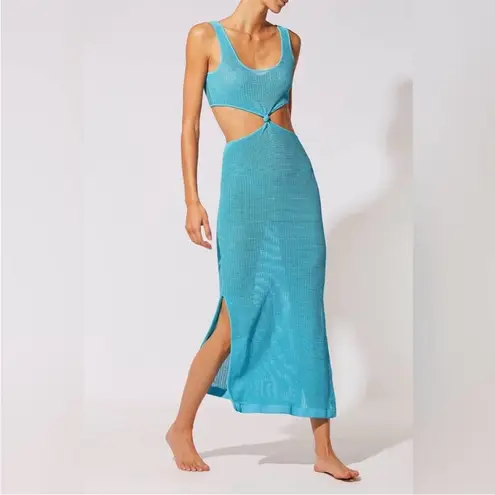 Solid & Striped  Bailey Cut Out Turquoise Swimsuit Cover Up New With Tags