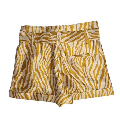 Sézane Romeo Shorts, Ocre Zebra, FR38/US6