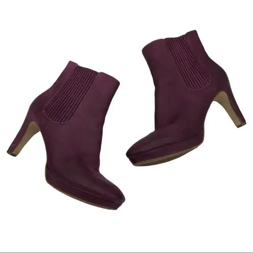 Ecco Navoi Platform Chelsea Booties - Purple - 38