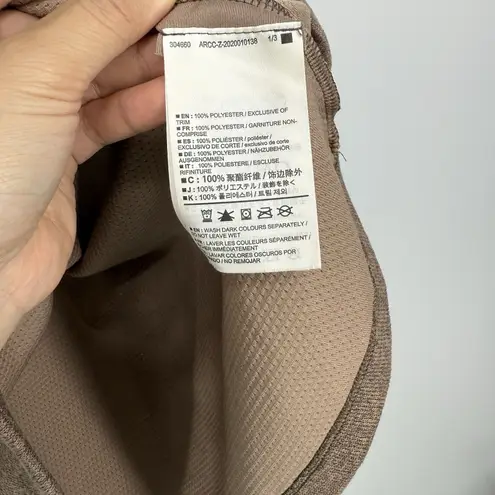 Arcteryx Womens Laina Sweater Dress Size S Brown Heather Above Knee Mock Neck