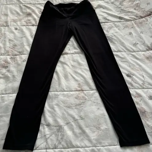 Felina black super soft mid rise leggings, size S athletic Athleisure workout