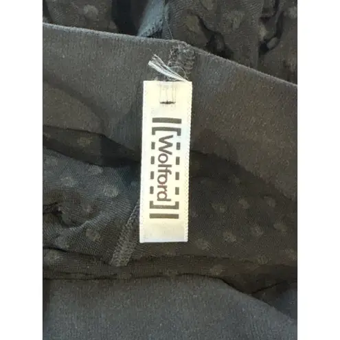 Wolford Satin Touch Dots Tights in Black Xsmall New Womens Nylons Pantyhose