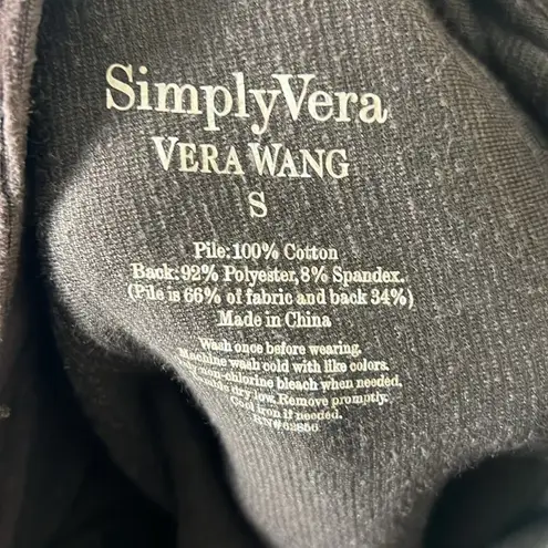 Simply Vera Wang Leggings Womens S Brown Pinwale Corduroy Mob Wife Clean Girl