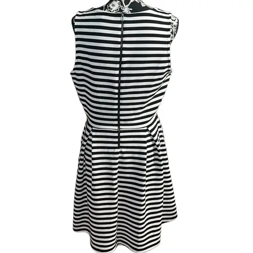 Attention Striped Assymetrical Dress
