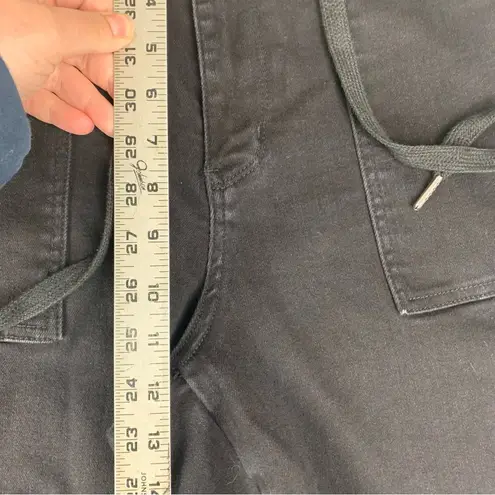 Judy Blue women's size 14 W Denim Joggers Black Relaxed Fit jeans