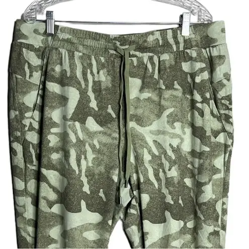 Calia Pants Womens XXL 2XL Green Camo Jogger Pants Loungewear Casual Athleisure