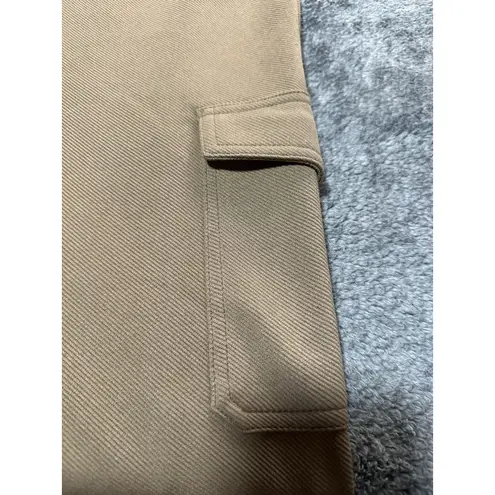 Soho Apparel Women's Brown Satin Cargo Pants Size XL