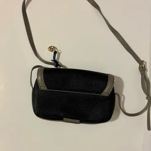 Real Simple Black Pebbled Shoulder Bag Crossbody Purse Bag Women's One Size