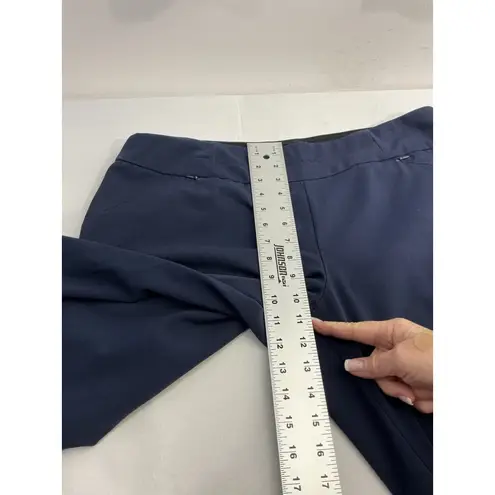 Investments Womans Petite Pullon Casual Pants 16 PS Navy Zip Pockets