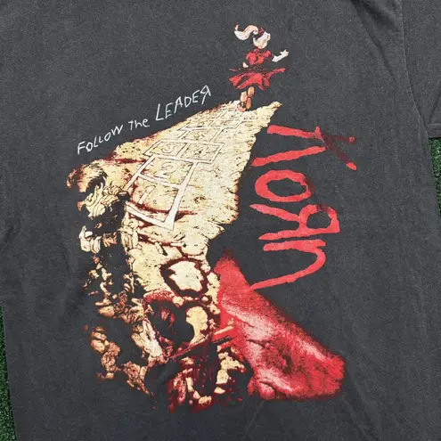 Korn Follow The Leader Nu Metal Band T-Shirt Size Large