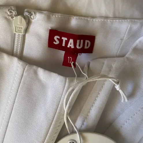 STAUD landscape Corset Fit Flare Mini Dress Size 12