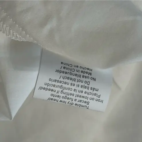 Yozly NWT Women’s Size S White Cotton Embroidered Neck Long Night Gown Dress