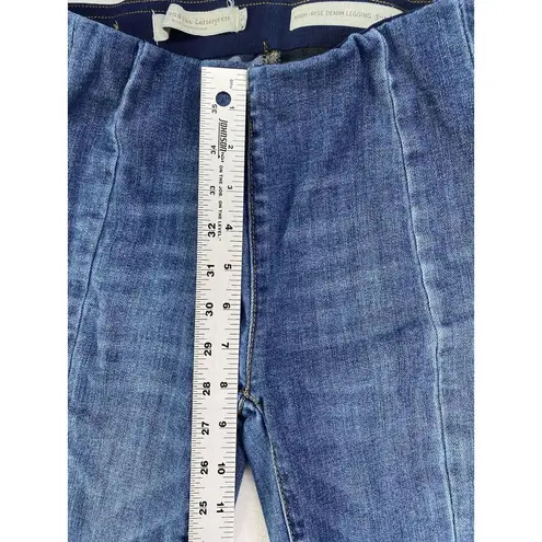 Pilcro and the Letterpress Jeans Womens 26 High-Rise Denim Legging Blue Stretch