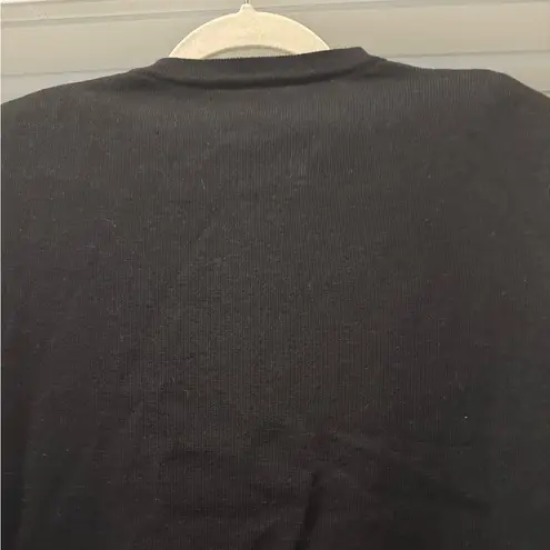 Vintage Bleyle Black and White Cardigan Size S Retro Geometric Cozy Button Up