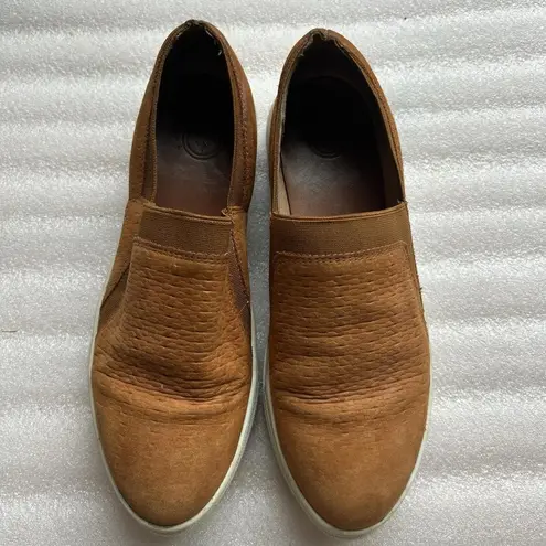 Cali Slide by Charleston Shoe Company Tan Slip on Leather Loafers Size 7.5