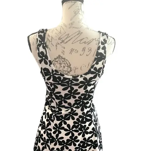 5th & Love 5 & Love Black and White Floral Dress Small