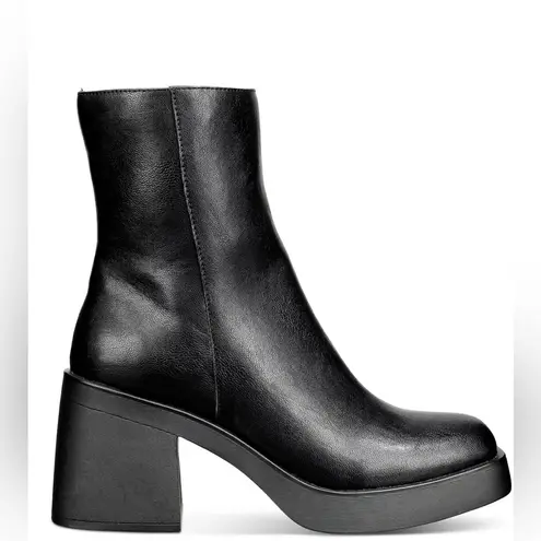 Sun + Stone Elegant Black Women's Ankle Boots Size 9.5