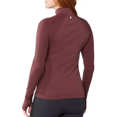 Sweaty Betty  Athlete Seamless Half-Zip Long Sleeve Top