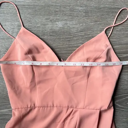 Shona joy NEW Core Cocktail Draped Dress in Dusty pink