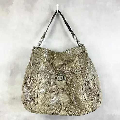 Coach  Park Python Hobo Shoulder Bag F24383 Quiet Luxury Statement Elevated Glam - Image 2