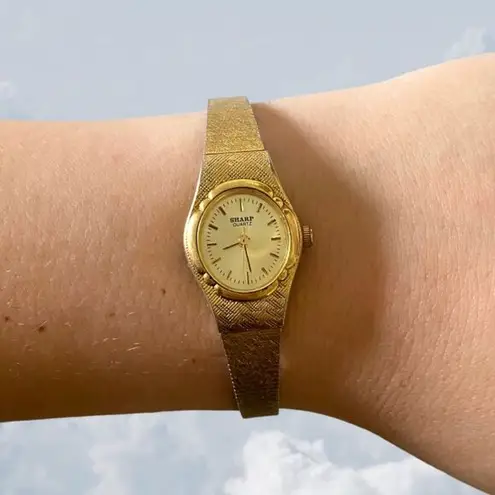 Dainty gold vintage watch