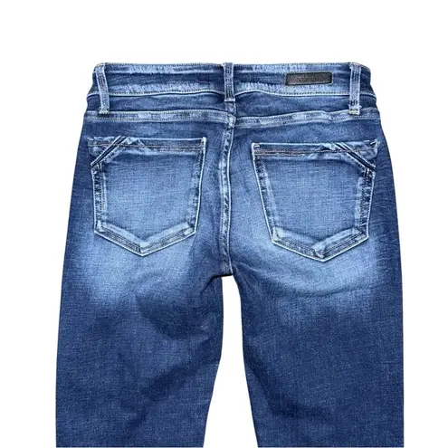 Buckle  Black Fit No. 53 Low Rise Skinny Stretch Jeans Sz 24 x 32 Dark Wash Faded