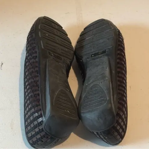 Sesto Meucci ‘Nellie’ Woven Leather Flats US Women’s 10.5M