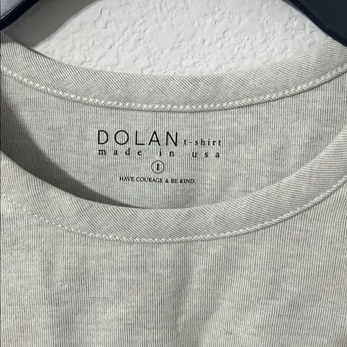 Dolan Left Coast Anthro Metallic Silver Shine Boxy Sweatshirt, Size L, NEW Gray Size L