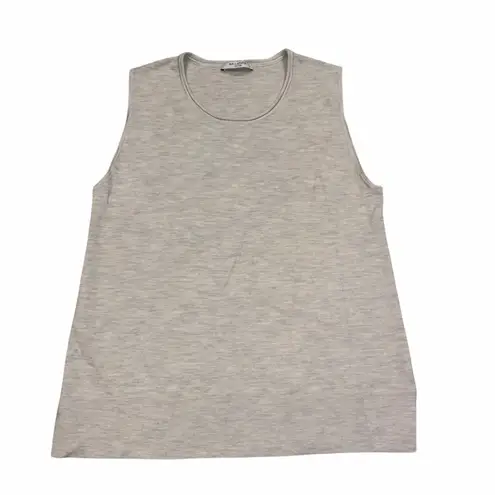 MM.LaFleur Gray Louisa Merino Wool Sleeveless Layering Tank size Large