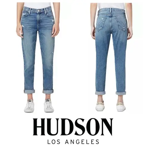 Hudson Jeans Hudson Lana Distressed Boyfriend Jeans in Size 31