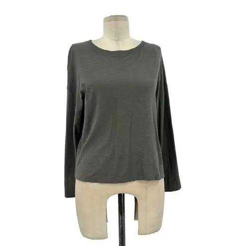 Nation Ltd Nation LTD Giselle Cropped Tee Small Gray Pima Cotton Size XS