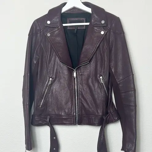 BCBGMaxAzriaLeather Motto Jacket