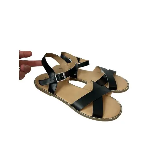 Tucker + Tate  sandals size 6M black and tan - Image 2