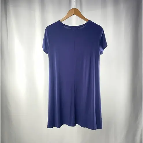 Piko 1988 The Perfect Piko Short Sleeve Swing Dress in Navy Size Small Blue