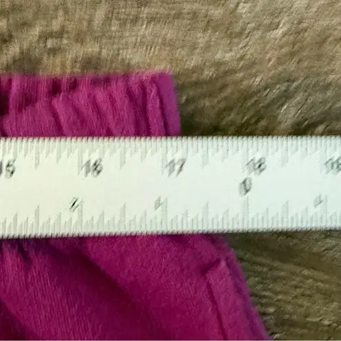 PINK - Victoria's Secret PINK Victoria Secret FLEECE FLARE SWEATPANTS Women L Purple Harbor No Drawstring