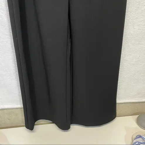 Leith  Black High Rise Wide Leg Tie Waist Dress Pants Size XL