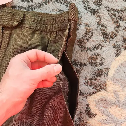 Kasper II for A.S.L. Blazer & Skirt Suit Set Plaid Brown 14