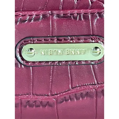 Anne Klein Anne Kelin Red Faux Leather Wallet