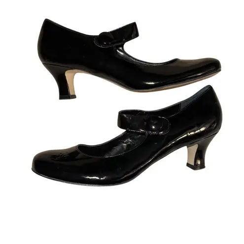 Array Women's Black Mary Jane Block Heel Pumps Size 8.5N
